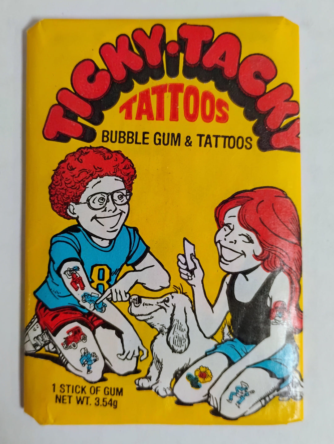 1971 Donruss Ticky-Tacky Tattoos Sealed Wax Pack