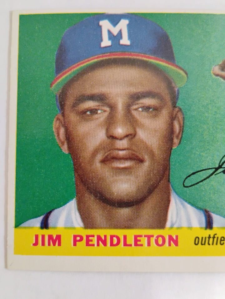 1955 Topps Baseball Jim Pendleton #15 EX/NM/Mint