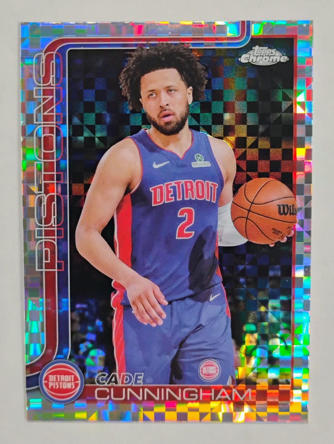2025 Topps Chrome Basketball Cade Cunningham #88 X-Fractor