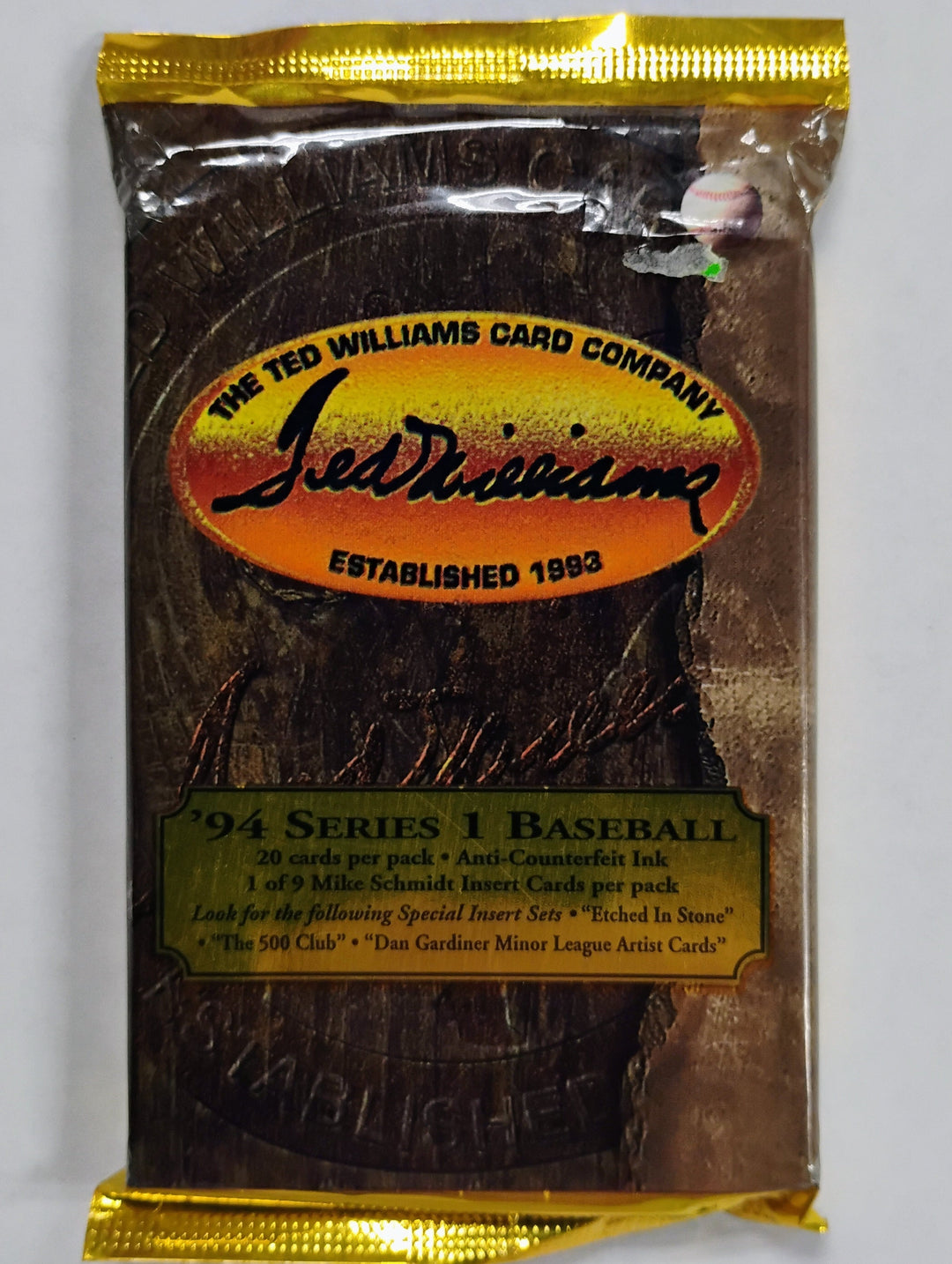 1994 Ted Williams Baseball Series 1 Sealed Pack