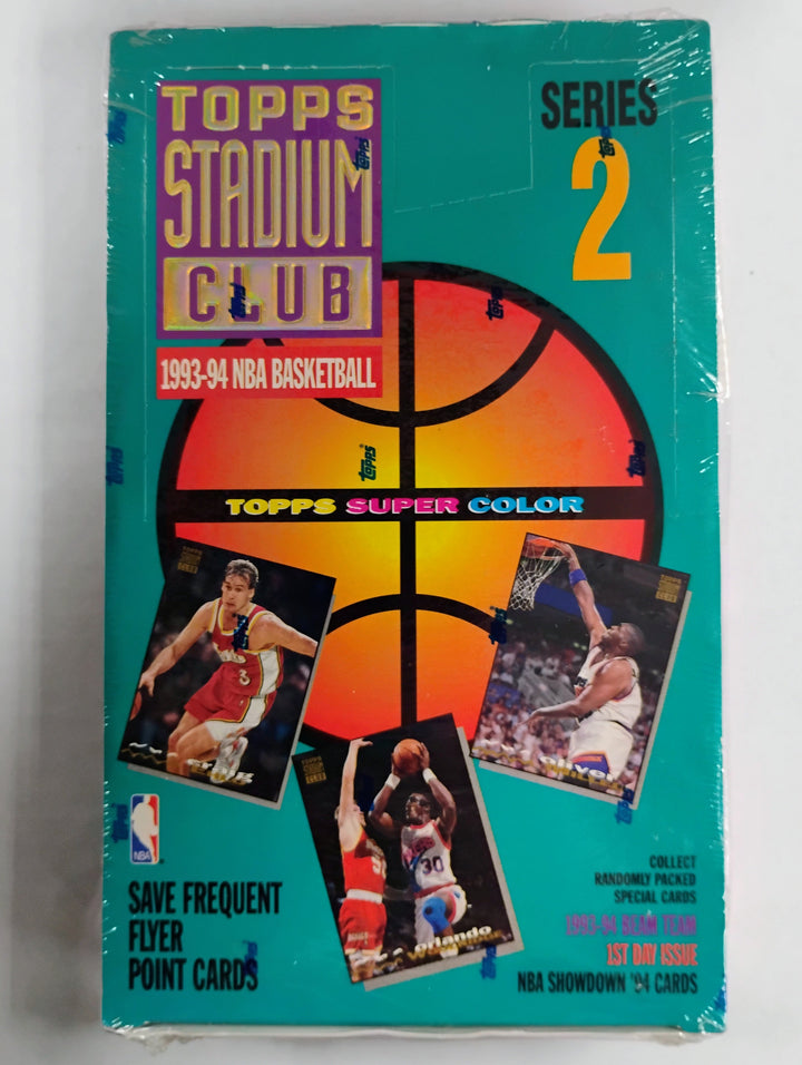 1993-94 Topps Stadium Club Basketball Series 2 Hobby Box (36 ct)
