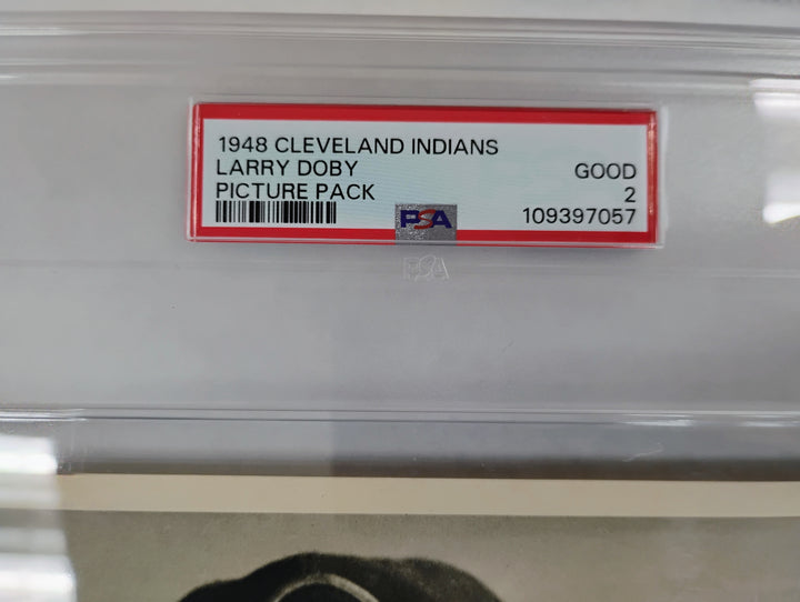 1948 Cleveland Indians Picture Pack Larry Doby PSA 2 Good