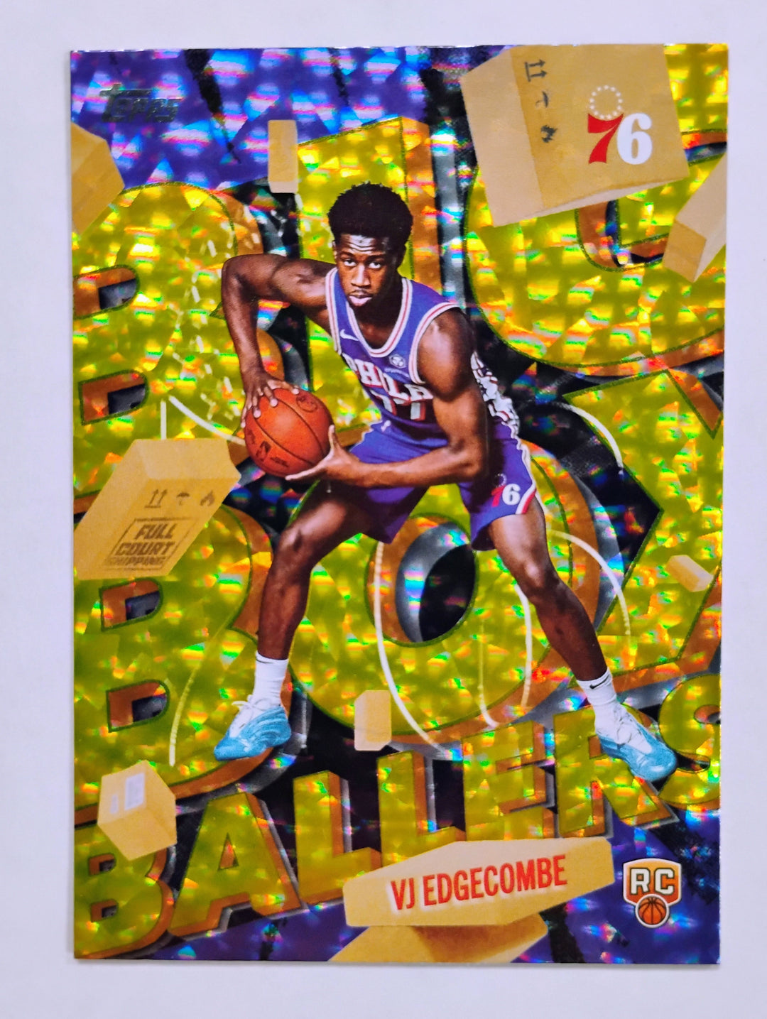 2025 Topps Basketball VJ Edgecombe RC #BB-3 Big Box Ballers!