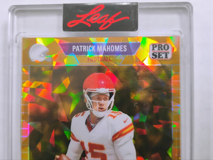 2024 Leaf Collective Multi-Sport Dual Auto Patrick Mahomes/Andy Reid Gold Auto 1/1