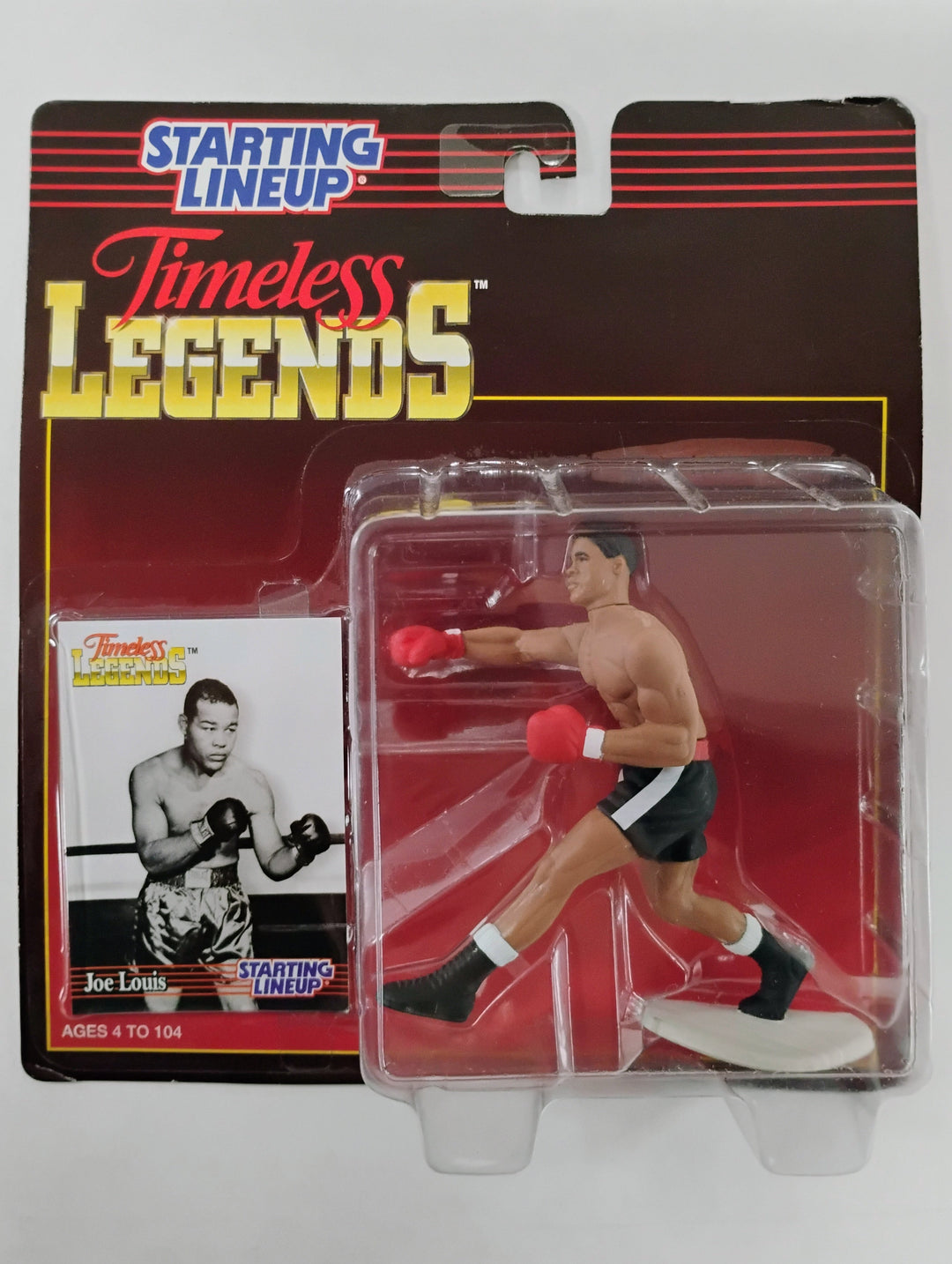1995 Kenner Starting Lineup Timeless Legends Boxing Joe Louis Sealed