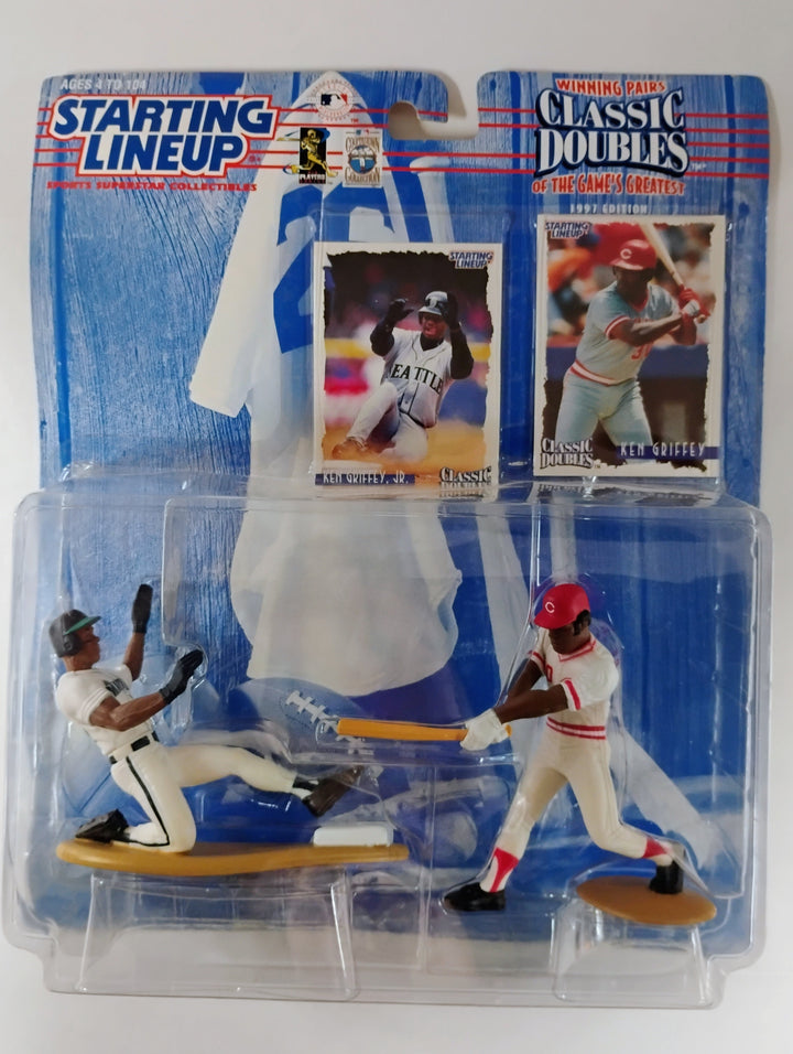1997 Kenner Starting Linelup Classic Doubles Ken Griffey/Ken Griffey JR. Sealed
