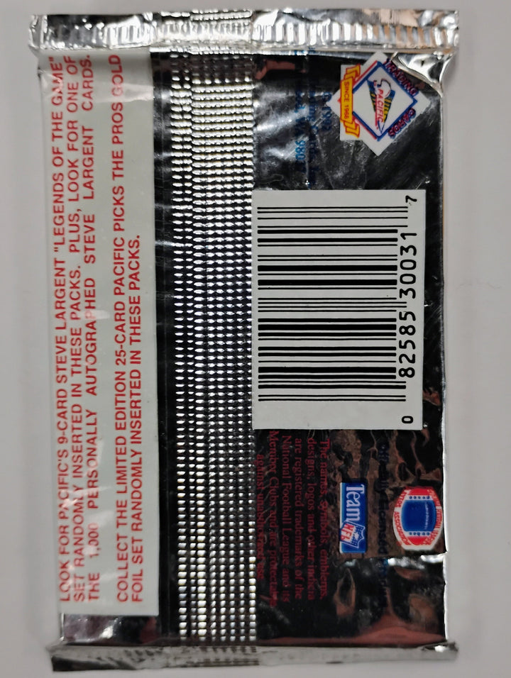 1992 Pacific Plus Football Sealed Pack