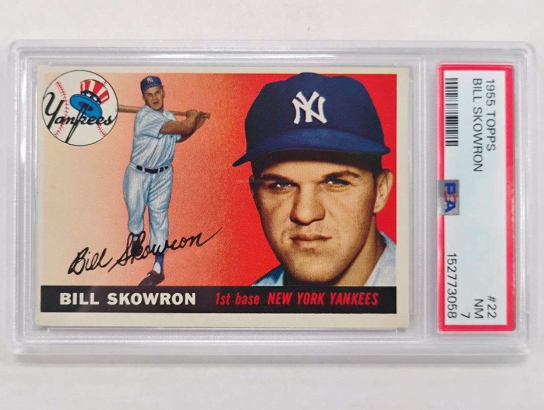 1955 Topps Baseball Bill Skowron #22 PSA 7 NM