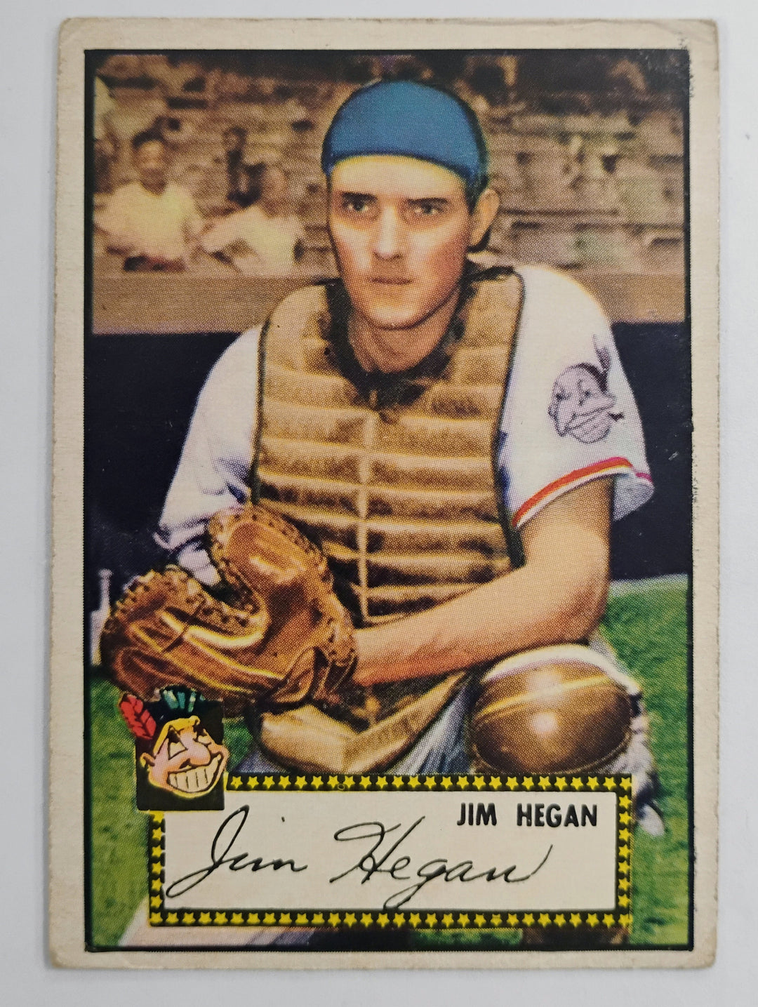 1952 Topps Baseball Jim Hegan #17 Red Back