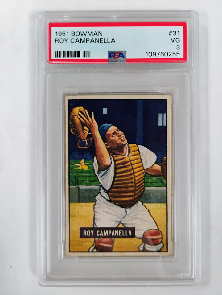 1951 Bowman Roy Campanella #31 VG PSA 3