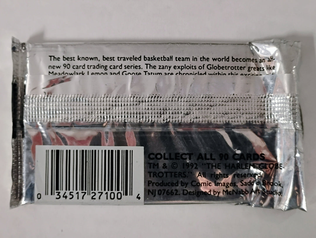1992 Harlem Globetrotters Sealed Pack Basketball