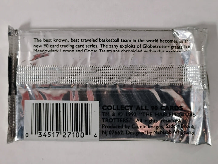 1992 Harlem Globetrotters Sealed Pack Basketball