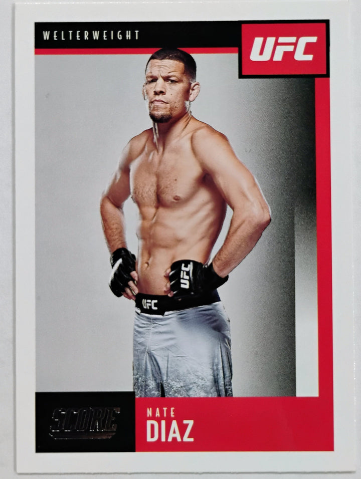 2021 Panini UFC Nate Diaz Chronicles Score #95