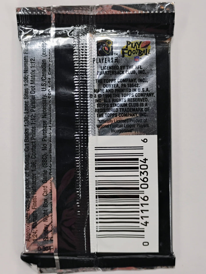 1996 Stadium Club Football Series 1 Sealed Hobby Pack