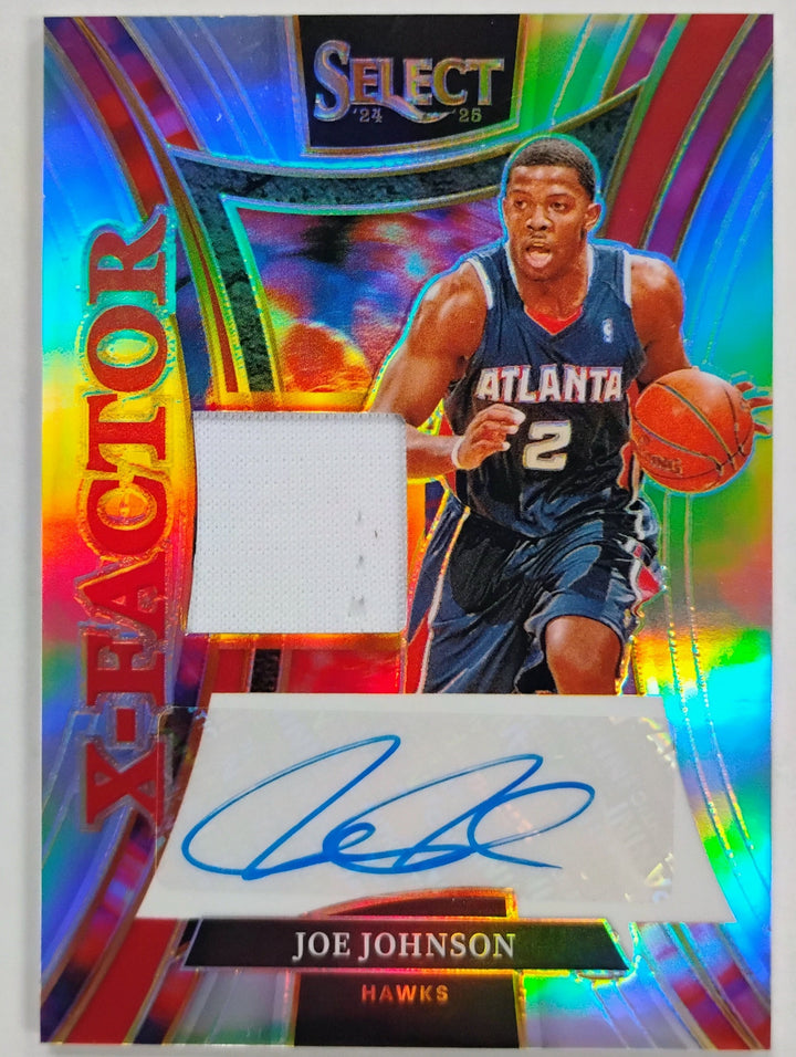 2024-25 Panini Select Basketball Joe Johnson #XMS-JOE X-Factor Prizm 067/125
