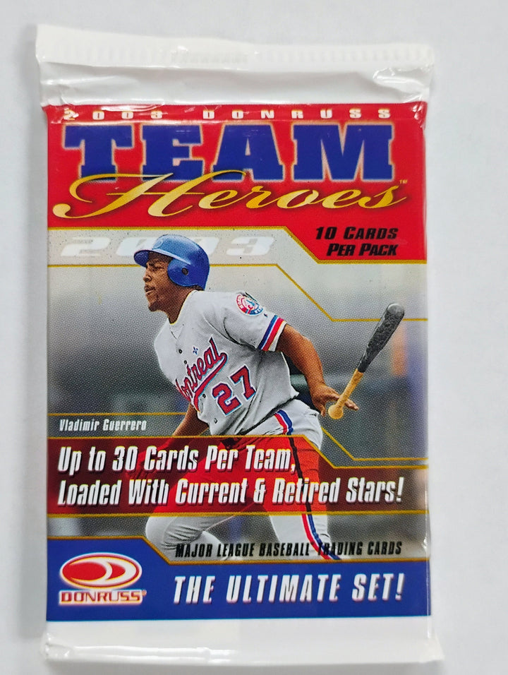 2003 Donruss Team Heros Baseball Sealed Pack