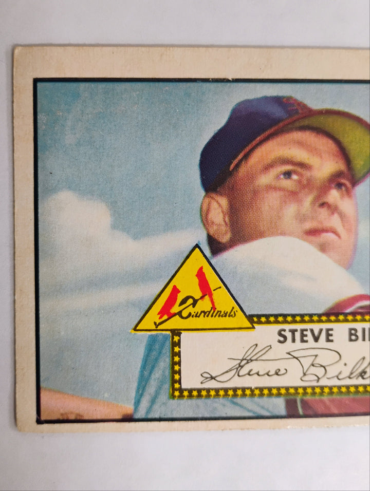 1952 Topps Baseball Steve Bilko #287 Red Back