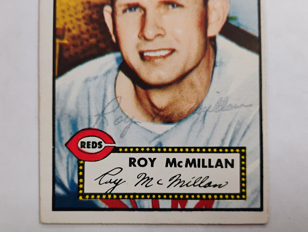 1952 Topps Baseball Roy McMillan #137 Red Back