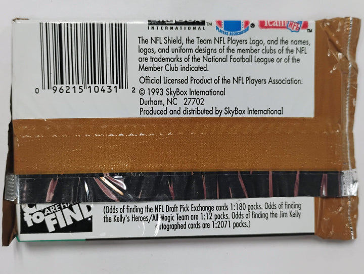 1993 Skybox Impact Football Sealed Pack