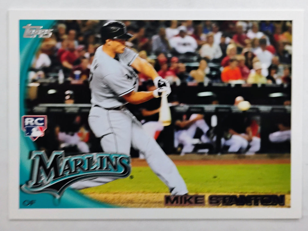 2010 Topps Baseball Update Mike Stanton RC US-50
