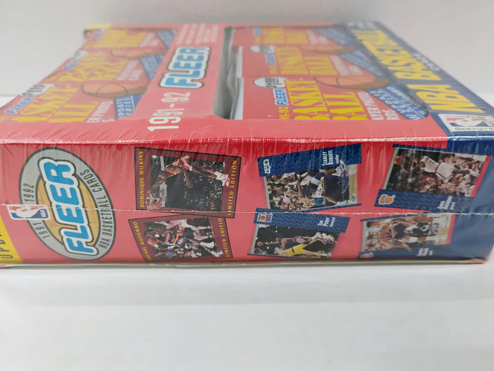 1991-92 Fleer Basketball Jumbo Sealed Jumbo Box