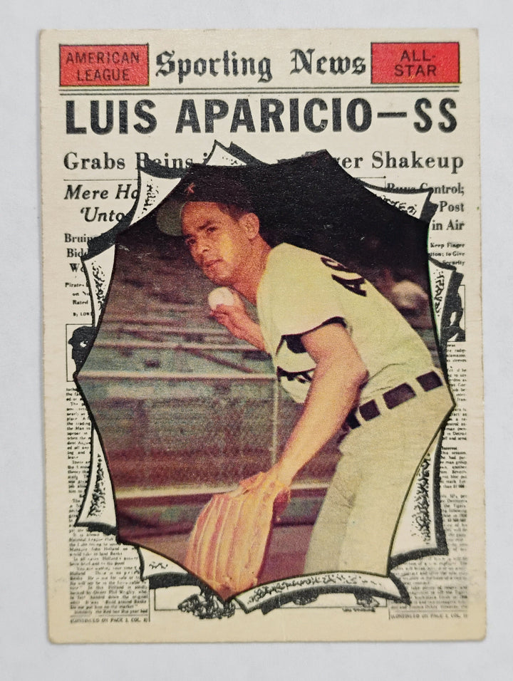 1961 Topps Baseball Luis Aparicio #574 Sporting News All-Star
