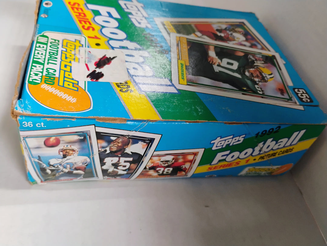 1992 Topps Football Series 1 Wax Box