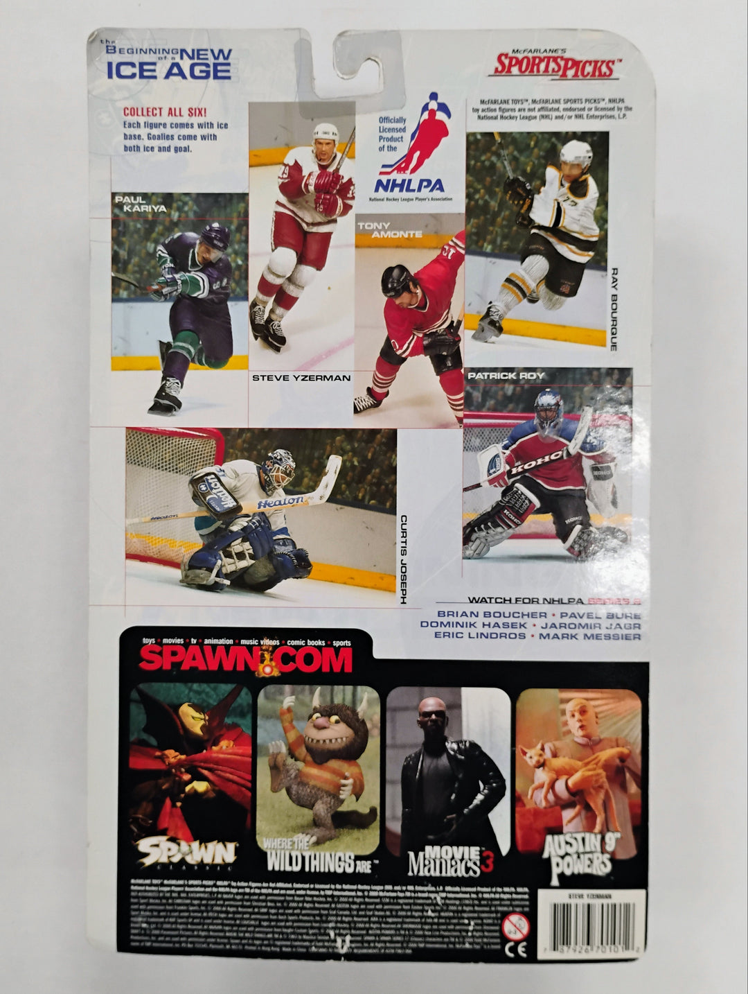 2000 McFarlane Steve Yzerman McFarlane's Sport's Picks  Series 1 Sealed Box