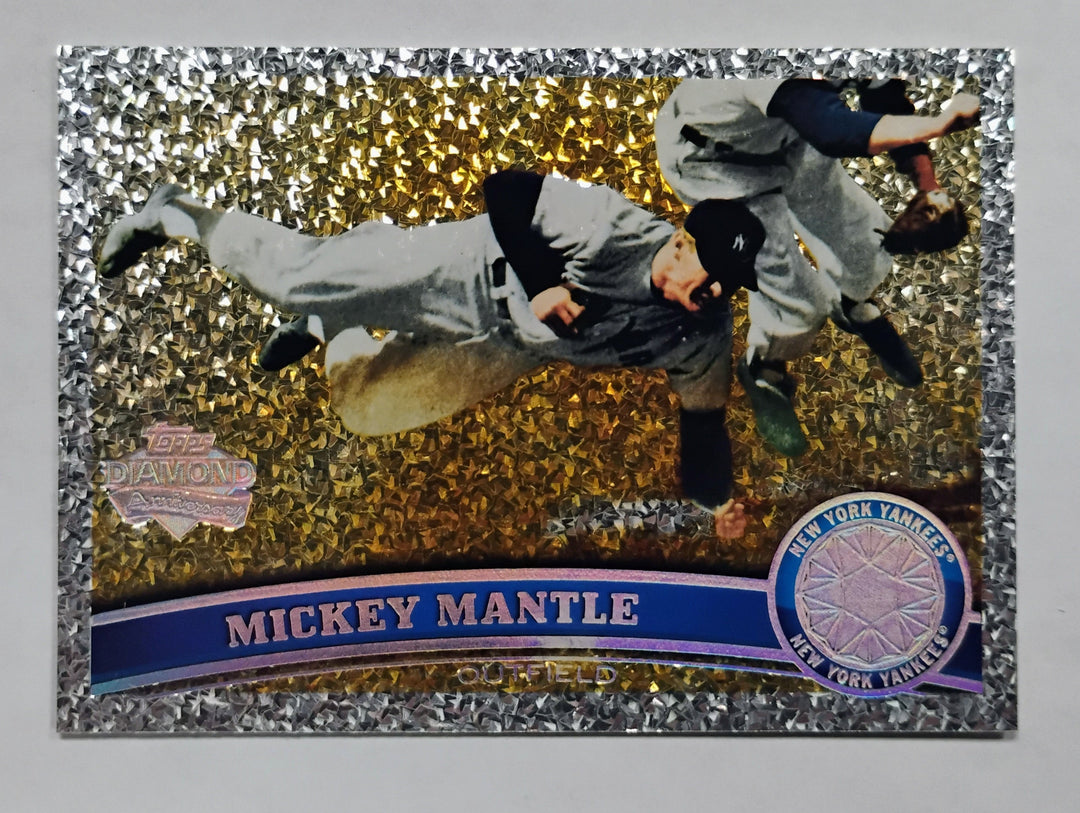 2011 Topps Baseball Mickey Mantle #7 Diamond Anniversary