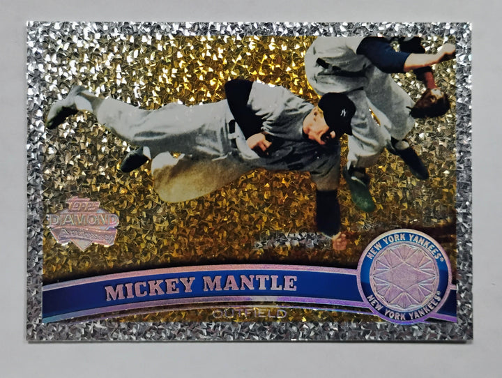 2011 Topps Baseball Mickey Mantle #7 Diamond Anniversary