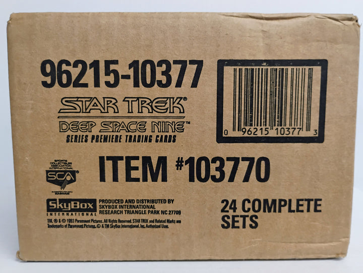 1993 SkyBox Star Trek Deep Space Nine Series Premier Trading Cards (24) Complete Set Factory Sealed Case