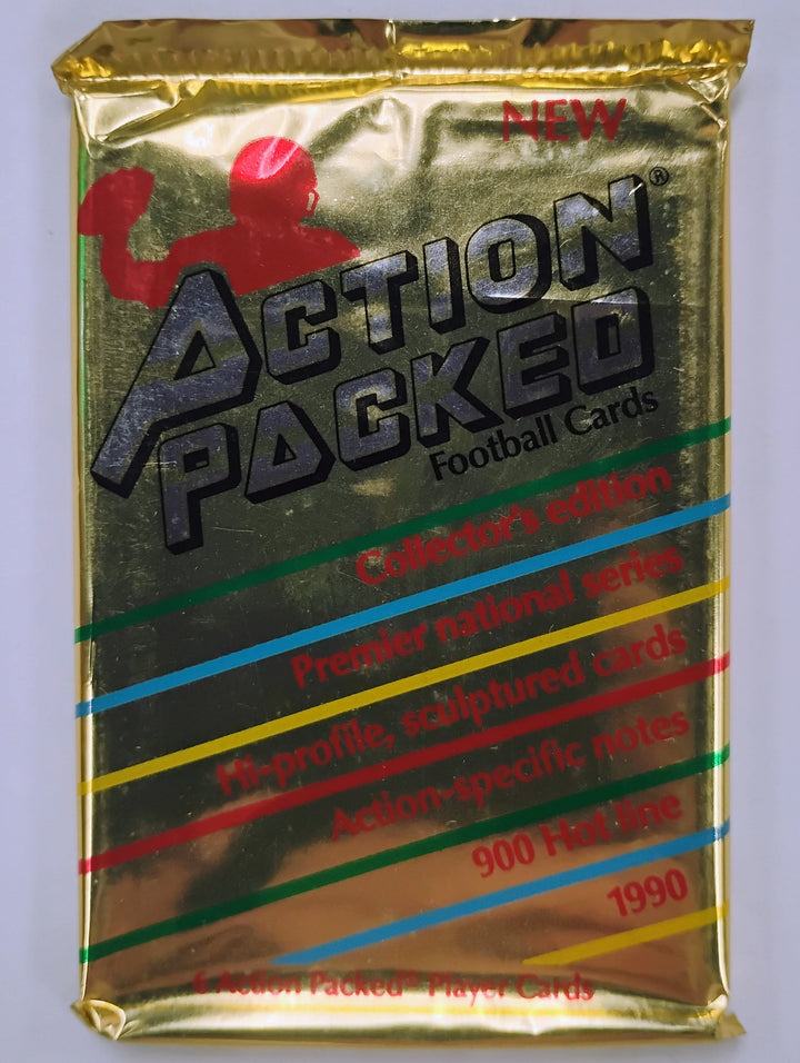 1990 Action Packed Football Sealed Pack
