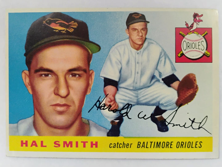1955 Topps Baseball Hal Smith RC #8 Mint
