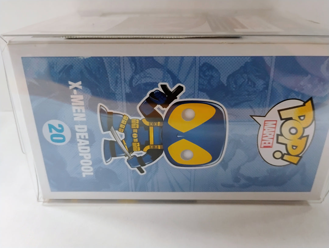 Funko Pop! #20 X-Men  Deadpool - Roman Wilson  #14 Inscribed "Go Blue" JAS Certified