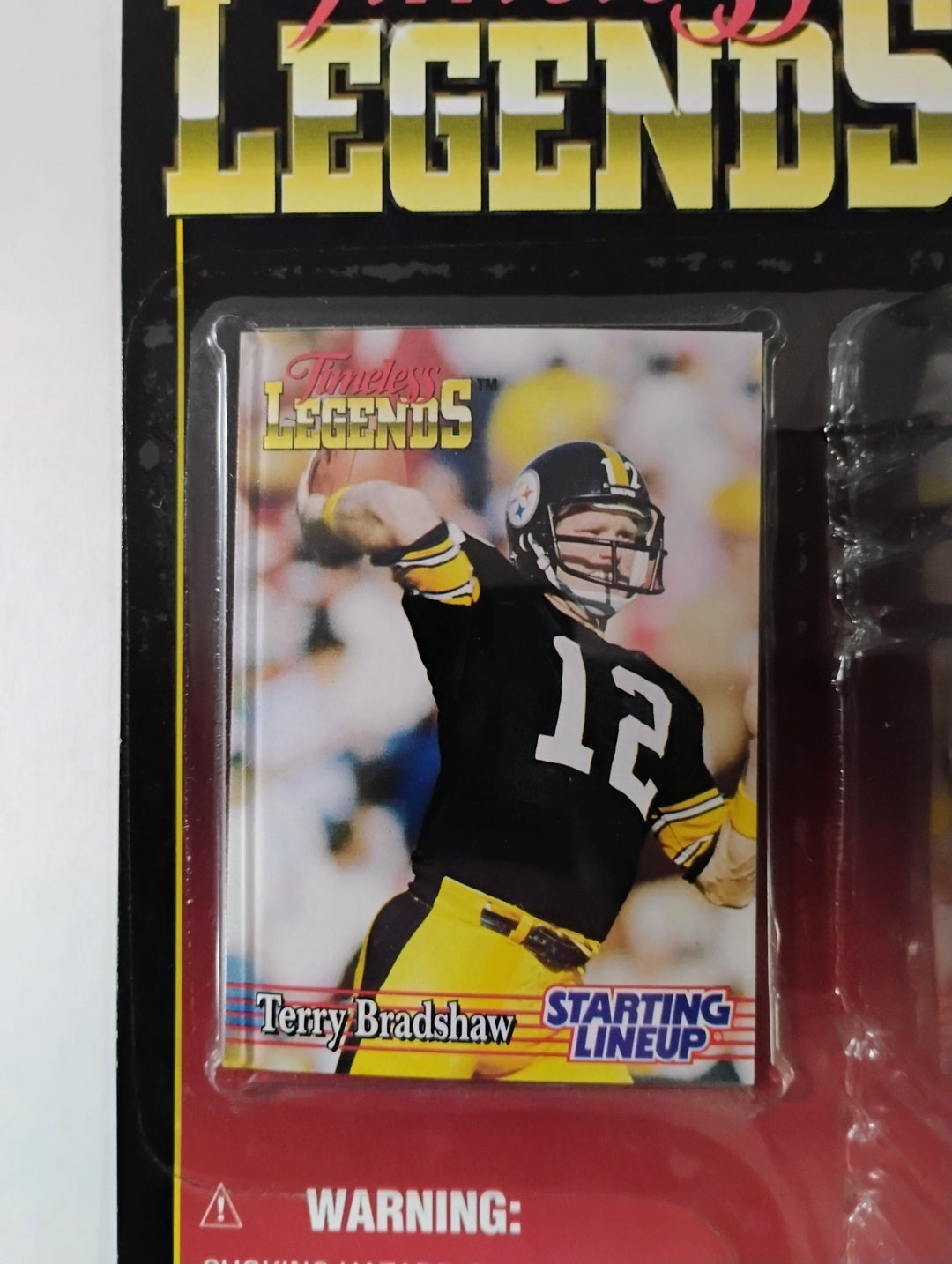 1995 Kenner Starting Lineup Timeless Legends Football Terry Bradshaw Sealed