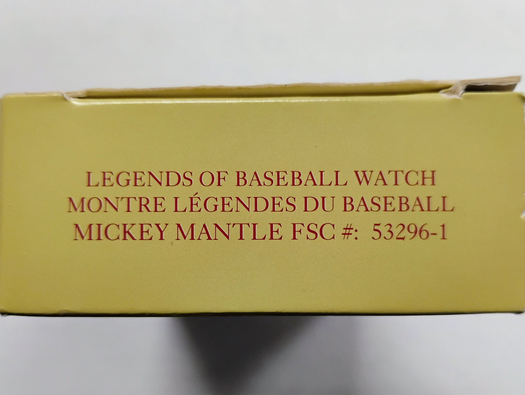 Life Mickey Mantle Legends Of Baseball Watch Collector's Series