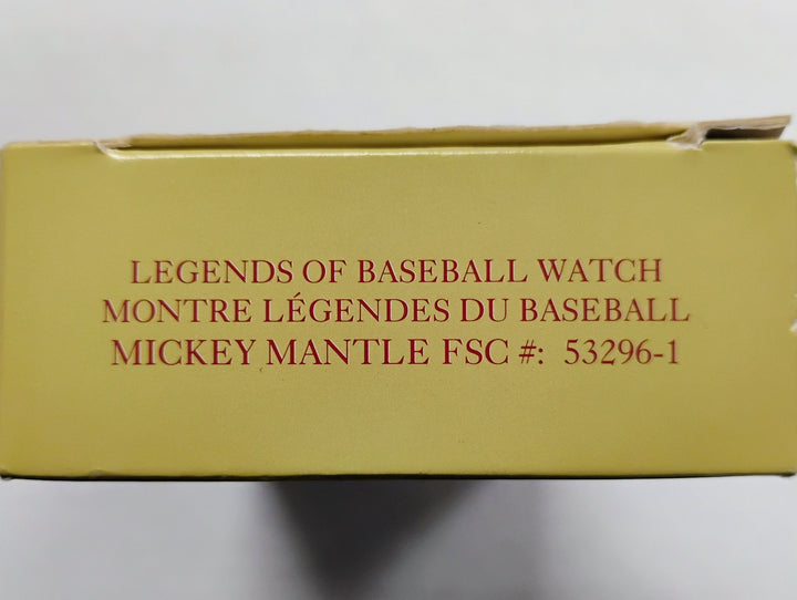 Life Mickey Mantle Legends Of Baseball Watch Collector's Series