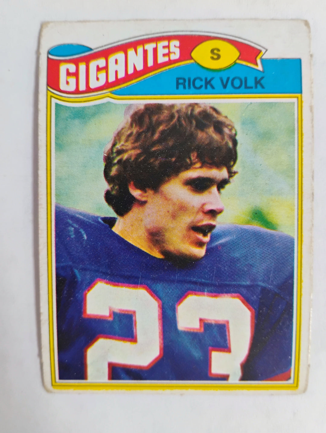 1977 Topps Mexican Football Rick Volk #8 "Dirty Dozen"