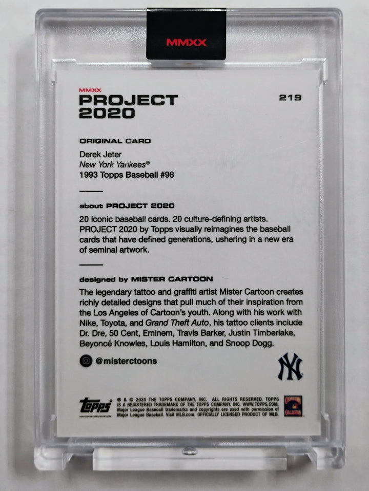 2020 Topps Project 2020 Baseball Derek Jeter #219