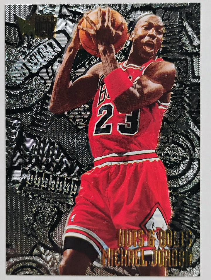 1995-96 Fleer Metal Basketball Michael Jordan #212 Nuts N Bolts