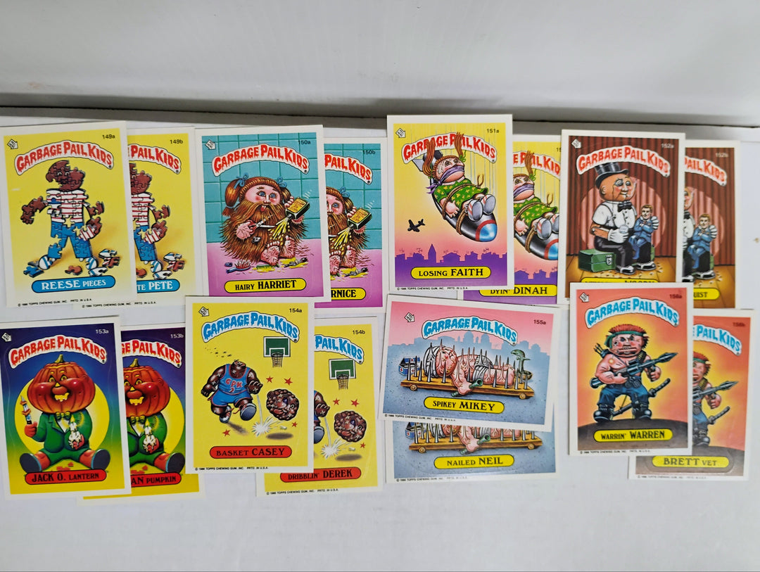 1986 Topps Garbage Pail Kids Series 4 Complete Set EX-MT