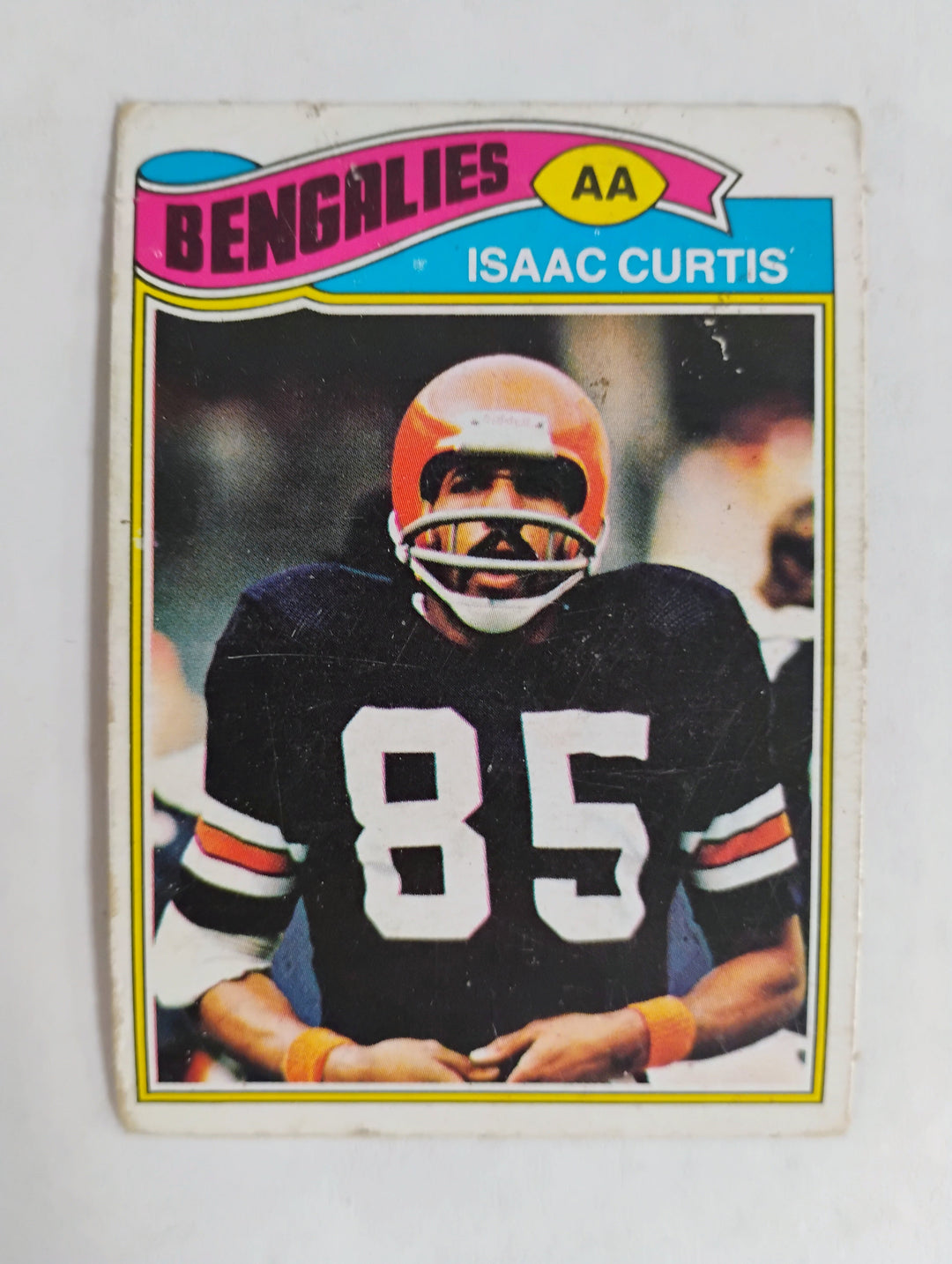 1977 Topps Mexican Football Isaac Curtis #10