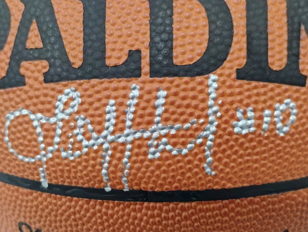 2004 Detroit Pistons NBA Champions Limited Edition Spalding Official Game Basketball Autographed W/ Display Case
