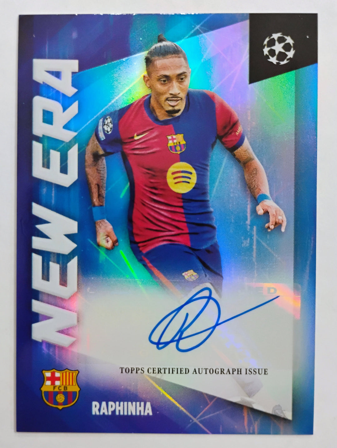 2025 Topps UEFA Champions League Raphinha #NEA-RA New Era