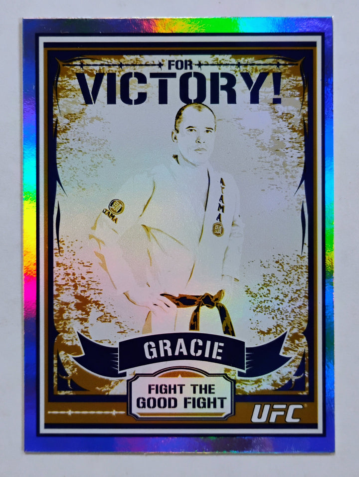 2010 Topps UFC Royce Gracie "Fight the Good Fight" #MP2 "For Victory!"