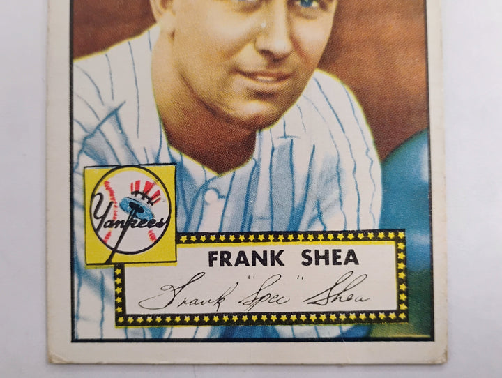 1952 Topps Baseball Frank Shea #248 Red Back