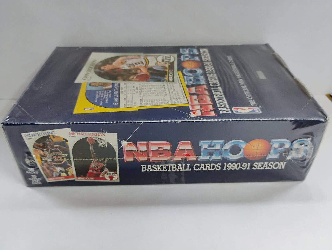 1990-91 NBA Hoops Series 1 Sealed Box