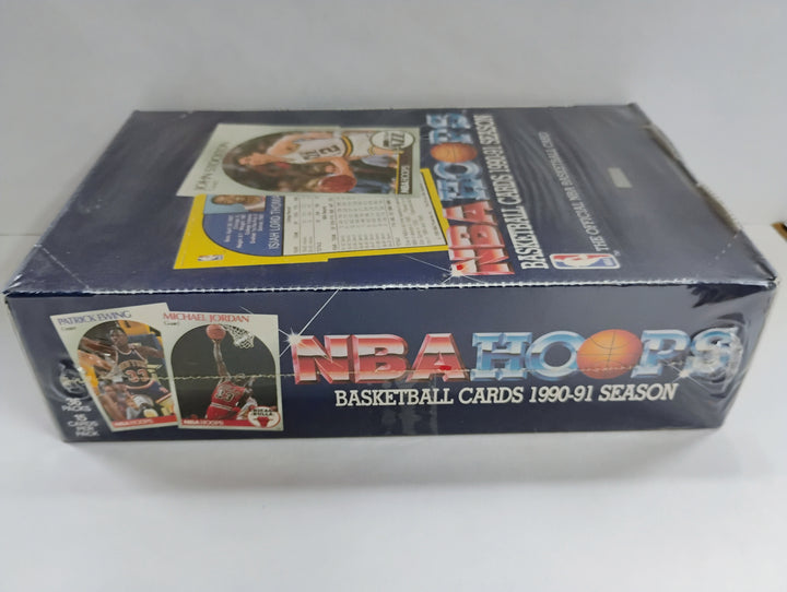 1990-91 NBA Hoops Series 1 Sealed Box