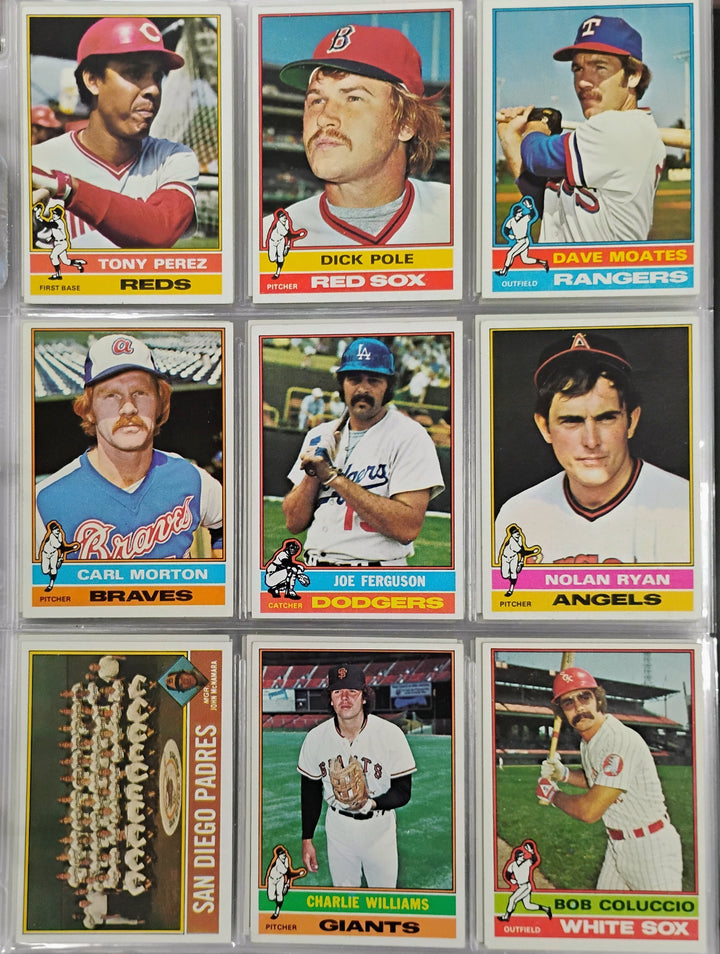 1976 Topps Baseball Complete Set EX-Mint