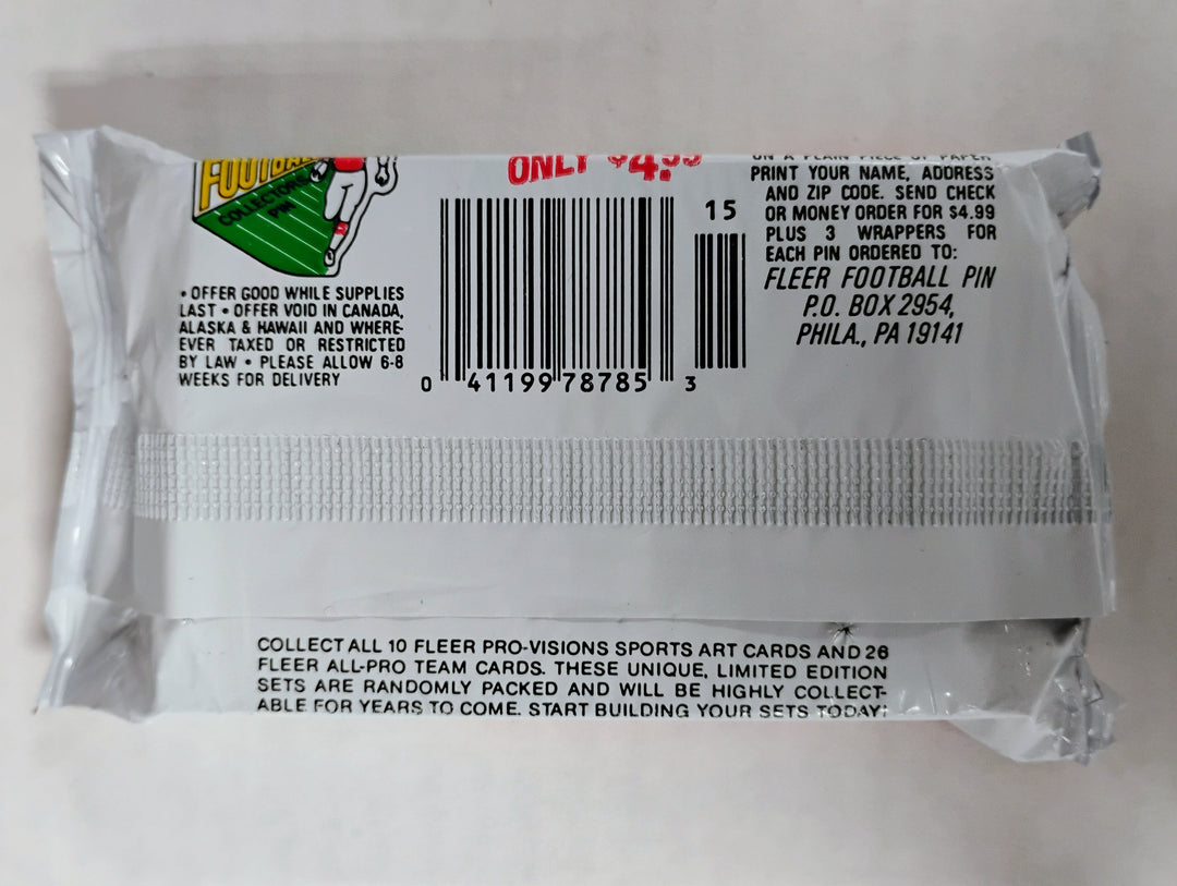 1991 Fleer Football Jumbo Pack